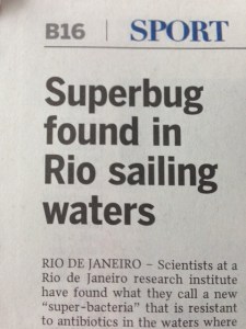 Superbug in Rio: ST photo.