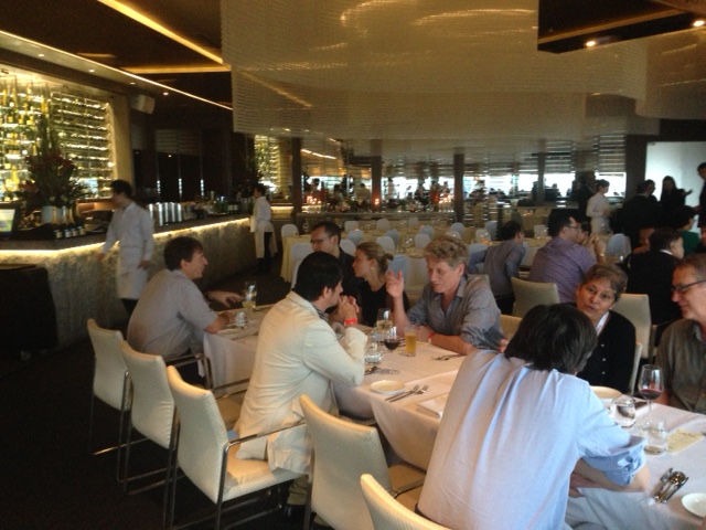 Conference speakers and committee members at 1-Altitude. The dinner was graced by the Dean of the School of Medicine, NUS.