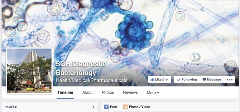 SGH Microbiology Facebook Page (screenshot).