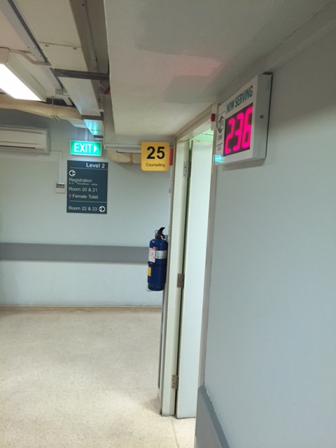 Second floor of Kelantan clinic - reserved for screening commercial sex workers.