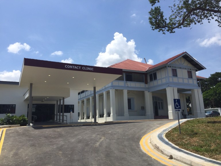 The old bungalow that houses the STEP Registry and TB Contact Clinic.